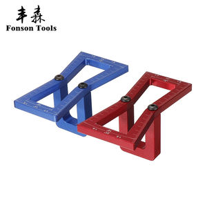 Marcador de cola de pato de aleación de aluminio, plantilla de guía de cola de pato ajustable para carpintería, calibre de marcado de cola de pato 1:7 para junta de madera cortada a mano - Product Image 3