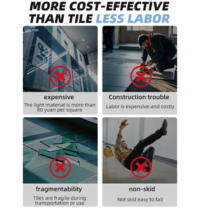 Facile applicare il rivestimento del pavimento di sabbia epossidica autolivellante senza abilità professionale necessaria per la ristrutturazione del pavimento di casa/ufficio - Product Image 6