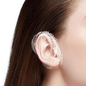 Bouchons d'oreilles en plastique résistant à l'huile Accessoires de <span class=keywords><strong>traitement</strong></span> des cheveux Sanitaire Imperméable Salon EPI Remise en vrac - Product Image 1