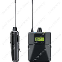 Microphone dynamique Portable PSM300 écouteur intra-auriculaire sans fil système de surveillance stéréo polaire cardioïde en plastique métallique pour la scène