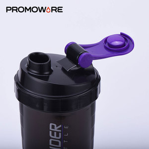 Bán buôn 16oz protein bột container <span class=keywords><strong>Shaker</strong></span> chai tái sử dụng chai nước bằng nhựa không bị rò rỉ thể thao chai nước - Product Image 4