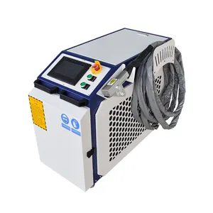 Máquina portátil de limpeza a laser de fibra contínua para remoção de ferrugem de metal e carros, 1000w, 1500w, 2000w, 3000w