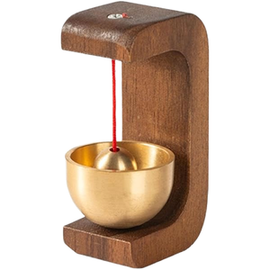 Carillon de porte magnétique en bois de noyer, motif Dopamine, aimant de réfrigérateur, <span class=keywords><strong>petit</strong></span> cadeau, décoration de salon - Product Image 1