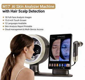 Analyseur de peau et de cheveux portable DermaScan 2-en-1 avec miroir pour salon de <span class=keywords><strong>beauté</strong></span> et clinique de dermatologie - Product Image 4