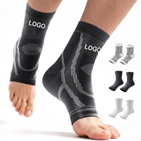 Attelle de cheville personnalisée en tricot pour fasciite plantaire, soutien de récupération sportive, attelle de cheville de basketball, manchon de compression pour la cheville