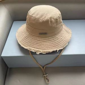Casquette Bob Unisexe en Coton Personnalisée avec Logo Métallique et Bordure en Fourrure, Grand Bord Lavé, Chapeau de Soleil pour Vacances et Activités de Plein Air – Vente en Gros - Product Image 5