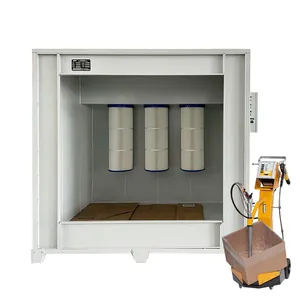 2024 Ailin Top Sale Custom Industrial Factory Manual Powder Coating Equipment Kit With Powder Coating Machine And Painting Booth