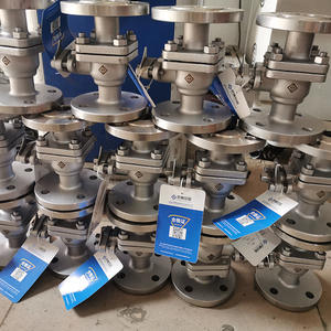Vanne à bille à bride manuelle haute pression en acier inoxydable 316L 304 pour vapeur à haute température Vanne à bille 316L 304 - Product Image 3