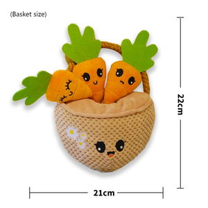 צעצוע לעיסה מפנק מכותנה אקולוגית, עמיד ללעיסה, עם צפצפה, למשחק ביתי, לבריאות השיניים, לאימון אינטראקטיבי וכיף לכלבים - Product Image 3