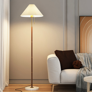 Lámpara de Pie Metálica Escandinava con Pantalla de Papel en Color Blanco Hueso, Base LED E26, Altura Ajustable, Luz Cálida Regulable 3500K - Product Image 6