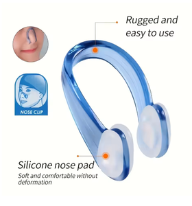 Bouchons de <span class=keywords><strong>nez</strong></span> en silicone étanches pour la natation, protection pour débutants et entraînement - Offre Spéciale - Product Image 2