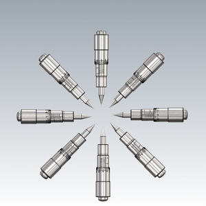 Outside <b>Micrometer</b> 0-13mm 304 Stainless Steel Precision Adjusting Nut Brake Round Head - Product Image 2