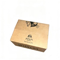 Boîte cadeau rectangulaire personnalisée en papier kraft, boîte en carton à ouverture facile avec impression UV et poignée pour logo personnalisé de cadeaux et d'artisanat
