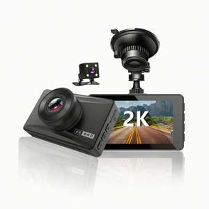 Dash Camera Cho Xe Ô Tô Di Động <span class=keywords><strong>DVR</strong></span> Với Phía Trước Và Phía Sau 2K + 1080P Dashcam Di Động Xe Ghi Âm Cho An Toàn Và Bằng Chứng - Product Image 1