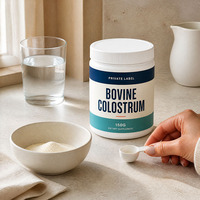 Complément alimentaire halal Faitury Private Label, colostrum bovin nourri à l'herbe, 150 g, poudre pour soutenir le système immunitaire