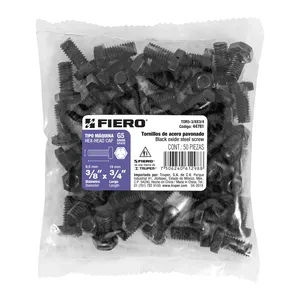 6-Unit Box 50 Count Bag di 3/8 'X 3/4' acciaio grado 5 viti feroci prodotto