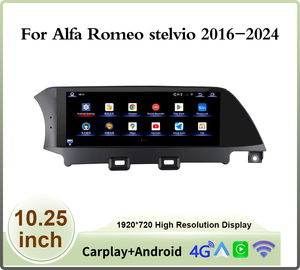 알파 로메오 스텔비오 2017-2024 자동차 라디오 플레이어 GPS 스테레오 오디오 무선 Carplay 안드로이드 자동 - Product Image 3