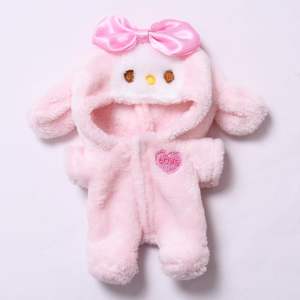 Cute Stylish 17cm <b>Clothes</b> Set Hat & Overalls for Plush <b>Dolls</b> No <b>Doll</b> Included (Plush) - Product Image 1