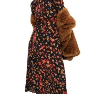 XIUYU último vestido MIDI ajustado con estampado floral de cuello redondo de manga larga personalizado - Product Image 5