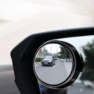 Rétroviseur latéral rond pour voiture, visière de tableau de bord, miroir d'angle mort, miroir grand angle pour l'aide au stationnement - Product Image 2