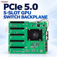 En stock PSW63104 Carte d'extension PCIe5.0 5GPU pour serveur IA et station de travail avec graphismes intégrés, Nouveau modèle