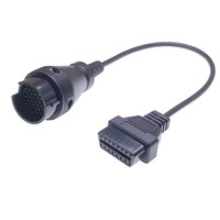 Adaptador de Diagnóstico OBD2 AOTAI para MB de 38 Pines a 16 Pines, Lector de Códigos de 12V Compatible con Windows, Garantía de 6 Años