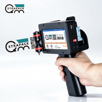 Nuevas llegadas: Impresora de inyección de tinta portátil mini de mano multicolor para impresión manual de fechas en plástico