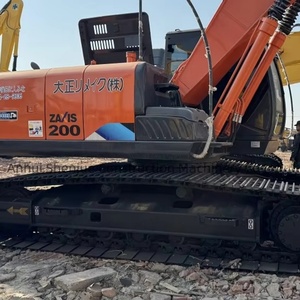 Excavatrice Hitachi 200 ZX200-3G d'occasion, moteur Isuzu, excavatrice Hitachi EX200 de 20 tonnes d'occasion, machine Hitachi Zx200 d'origine japonaise - Product Image 3