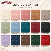 Portefeuille-planificateur Hongbo A6 multicolore en cuir PU matelassé doux et lisse, avec reliure à anneaux couleur or rose, idéal comme cadeau ou organiseur à feuilles mobiles