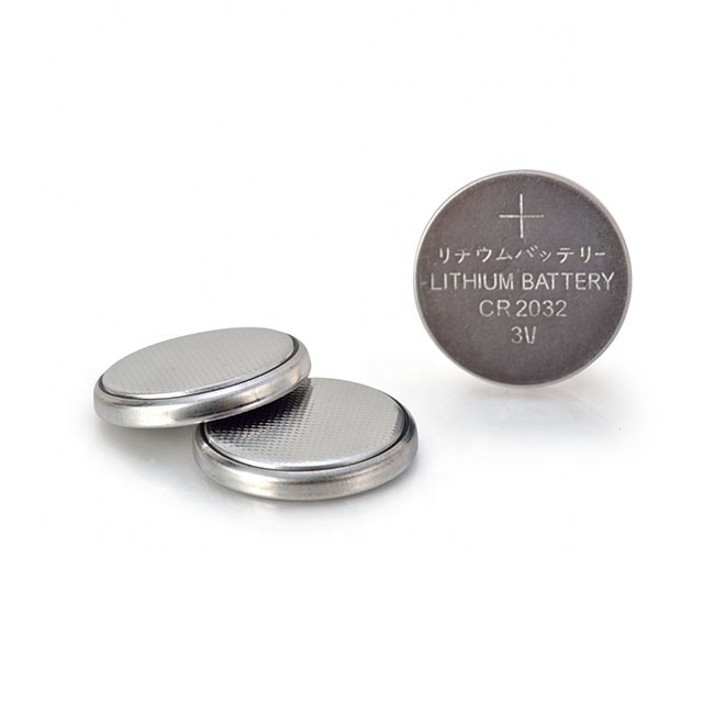CE Rohs Certified GMCELL CR2032 Rechargeable Lithium Coin Cell Batteries 210mAh 3V Silver Consumer Electronics Smart Wrist Toys