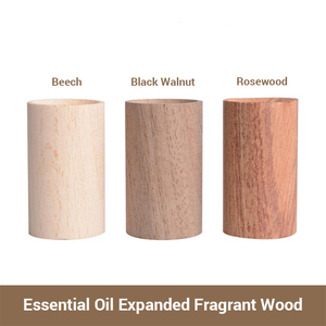 Wood Essential <b>Oil</b> <b>Diffusers</b> Small Wood Fragrance <b>DIffusers</b> Fragrance Retention Wooden Aromatherapy Round <b>Diffuser</b> for Car Home - Product Image 5