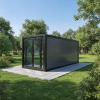 Maison préfabriquée modulaire en conteneur personnalisable, maison de jardin pliable, hôtel, maison d'été à deux chambres