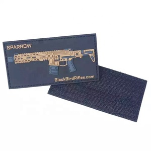 Custom 3d Gun Logo Soft Rubber Pvc <strong>Patches</strong> for Uniform Clothing - Product Image 6