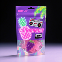 Emballage personnalisé pour protéines en poudre, sachet refermable avec fermeture éclair, barrière en Mylar résistante à l'humidité