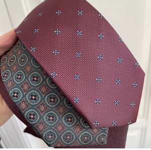 Venta al por mayor nuevas corbatas de cuello de mano de 8cm para hombres <span class=keywords><strong>traje</strong></span> de negocios formal personalizado boda Paisley raya novio poliéster corbatas de seda - Product Image 6
