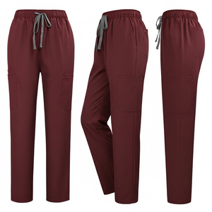 Conjunto de Uniforme Médico Elegante, Tela Cómoda Diseñada para Flexibilidad, Apariencia Profesional para Médicos y Equipos de Salud - Product Image 1