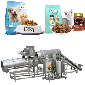 Fabricante de Equipos de Línea de Producción de Alimentos para Mascotas (Perros y Gatos) de Extrusión de Doble Tornillo de Acero Inoxidable Totalmente Automática para la Industria - Product Image 4
