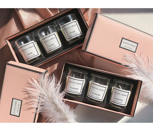 Personalizado delicada vela perfumada de caja de embalaje Caja de velas - Product Image 1
