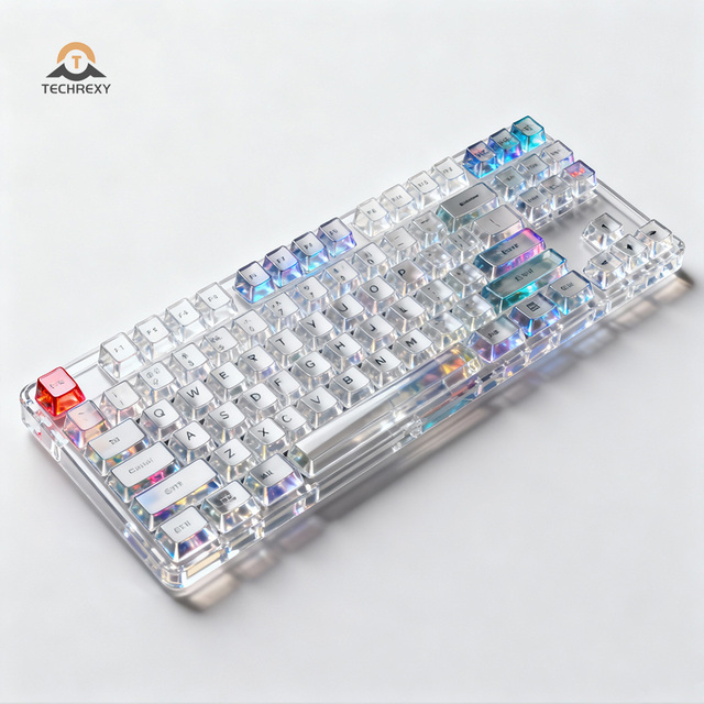 TECHREXY Enhanced Clarity Brightness Shine-Through Backlit Custom Cartoon 3D Anime Mechanical Keyboard Keycaps for Nintendo