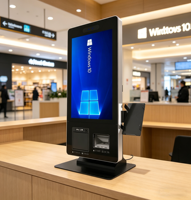 Kiosco de Autoservicio con Pantalla Táctil de 21.5 y 23.8 Pulgadas para Pedidos de Comida en Restaurantes, Consulta de Información y Terminal de Pago