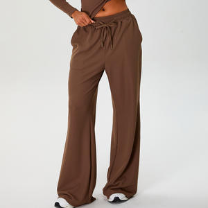 Automne et hiver nouveau <span class=keywords><strong>pantalon</strong></span> de Yoga en corde de gaufre femmes <span class=keywords><strong>taille</strong></span> haute Super élastique décontracté <span class=keywords><strong>pantalon</strong></span> ample course Fitness <span class=keywords><strong>pantalon</strong></span> - Product Image 5