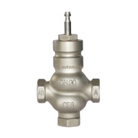 Vanne thermostatique filetée à trois voies en acier inoxydable pour système de chauffage, régulation haute précision DN15-DN50 Vapeur/Eau/Chaud