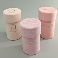 Boîtes d'emballage industrielles personnalisées avec logo imprimé, en carton recyclé, mini design une rose, épaisseur 3 mm, OEM disponible