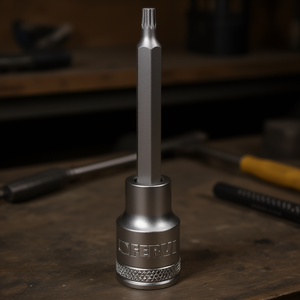 Fervi <b>Socket</b> With Long Xzn Insert 10mm Hex Drive - Product Image 3