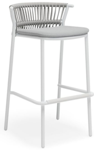 Nhôm wicker thanh ngoài trời ghế vườn Bàn và ghế đặt phân khu nghỉ mát thương mại khách sạn đồ nội thất thanh - Product Image 2