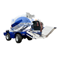Camion malaxeur à béton mobile autochargeur OEM, capacité 2,0 m³, moteur à haute efficacité, boîte de vitesses, Zhenheng, moment de charge élevé