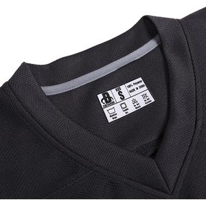 Maillot de hockey sur glace Dehancer vierge à manches longues et col en V unisexe pour entraînement sportif et matchs, haut d'équipe universitaire - Product Image 3