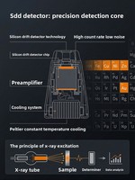 Analyseur XRF portable Olympus VEL Spectrometer pour l'analyse des alliages et des minerais de catalyseurs à trois voies dédiés, fabriqué en Chine continentale
