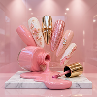 Statue en résine de modèles de pointes d'ongles géantes personnalisées en fibre de verre