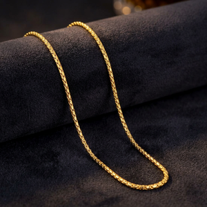 Wholesale 14K 18K 24K Micro Gold <b>Rope</b> <b>Chain</b> Necklaces, Fashion Jewelry, Modern <b>Chain</b> Design, Luxury <b>Chain</b> Necklaces, Brass <b>Chain</b> - Product Image 1